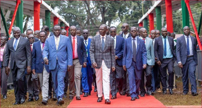 President William Ruto at Maseno School.